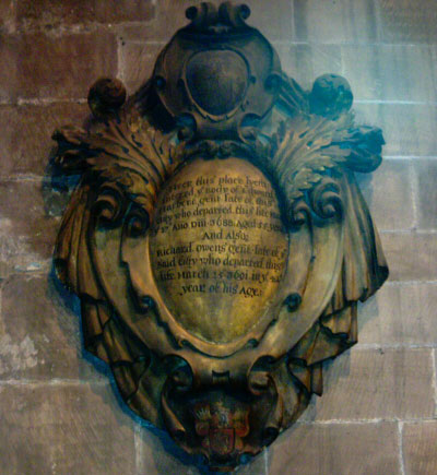 17th Century Memorials Inside St John's